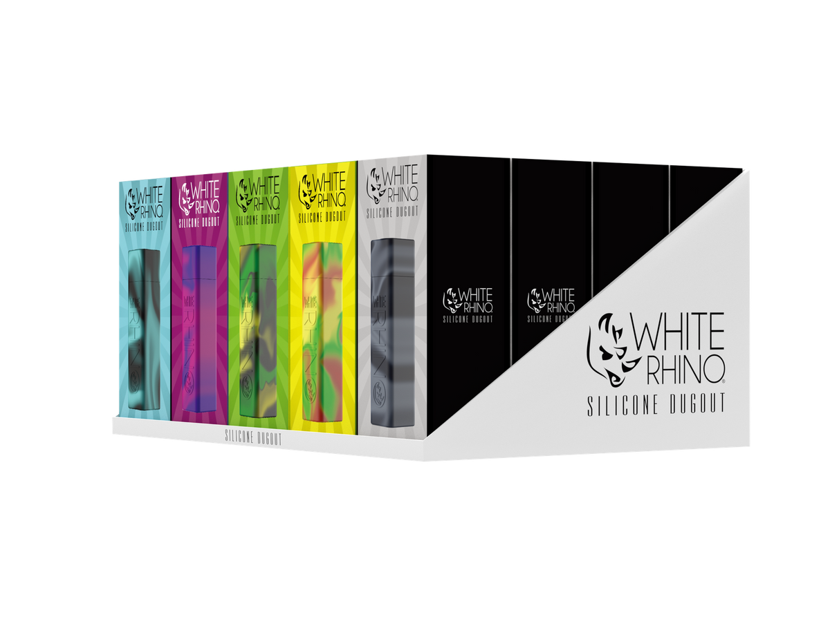 White Rhino Silicone Dugout Original - 20CT Display