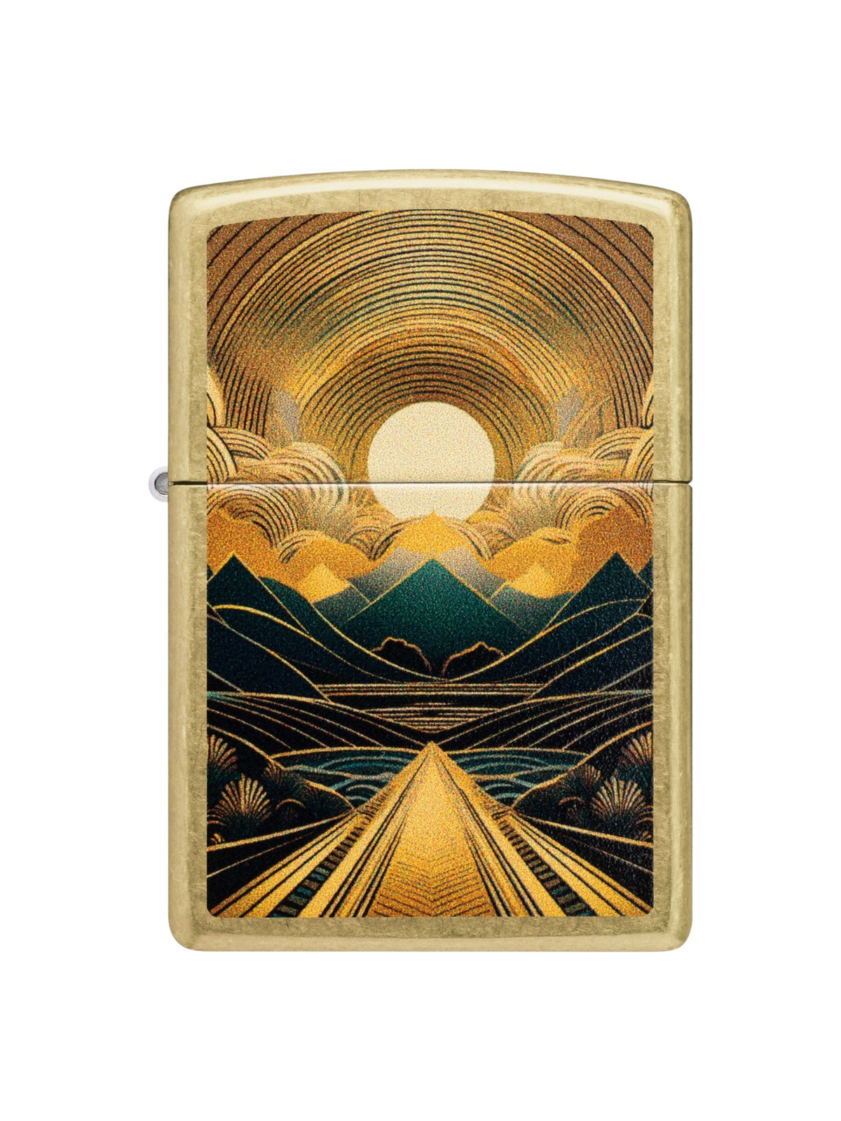 47137 Zippo Through the Mountains Design Lighter