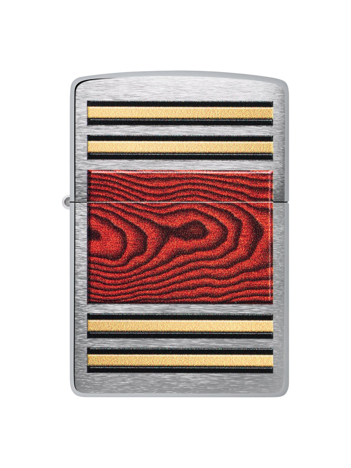 47187 Zippo Lighter Wooden Pattern Design