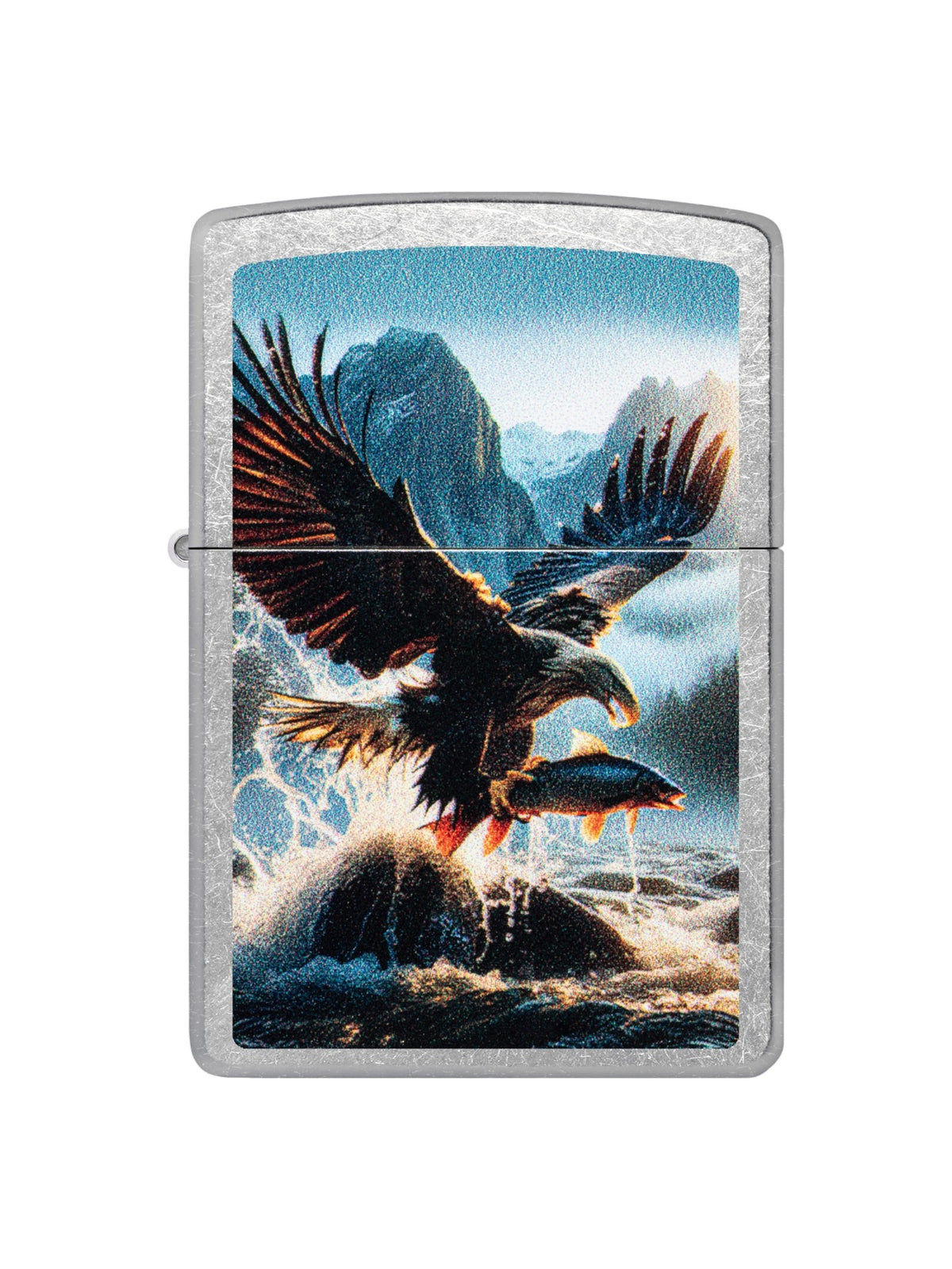 47188 Zippo Lighter Eagle and Fish Design