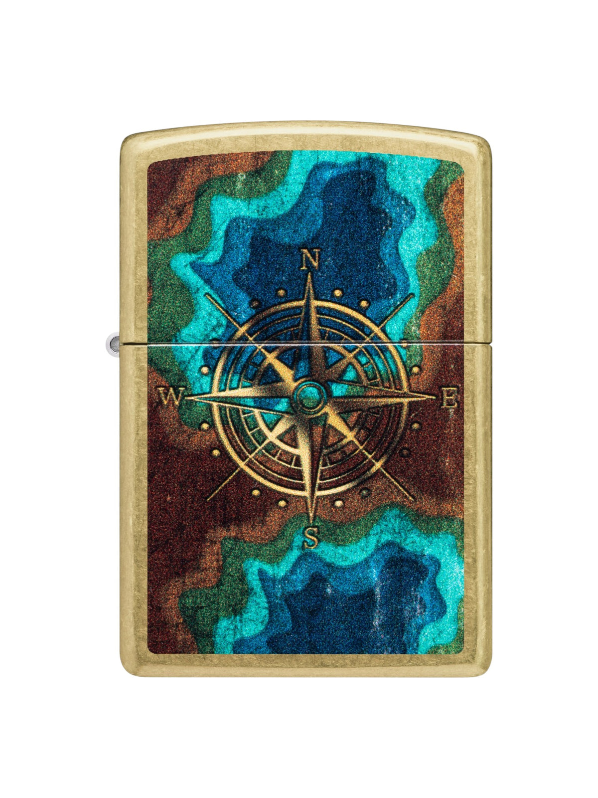47190 Zippo Lighter Compass Design