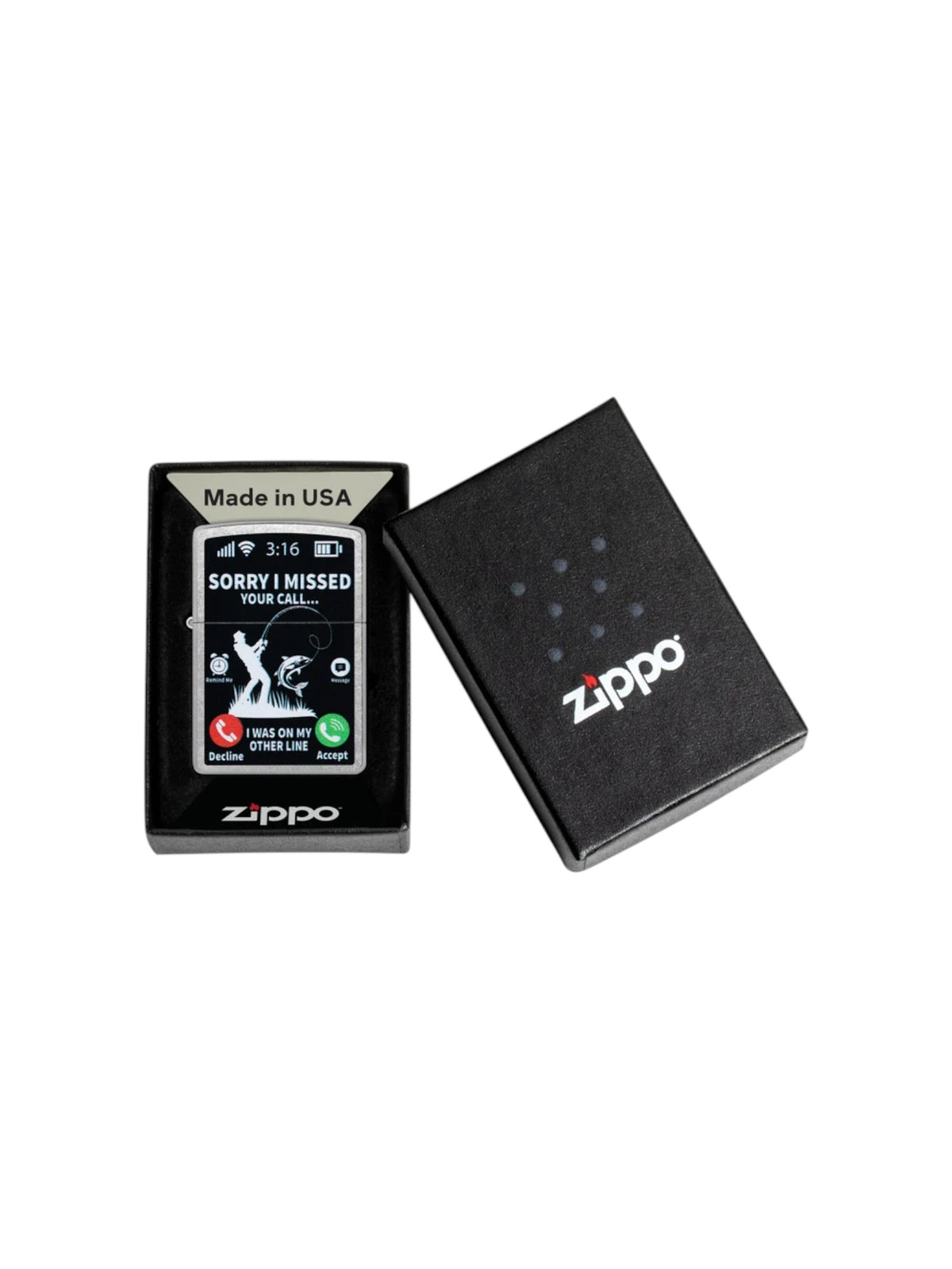 47450 Zippo Lighter Missed Call Design