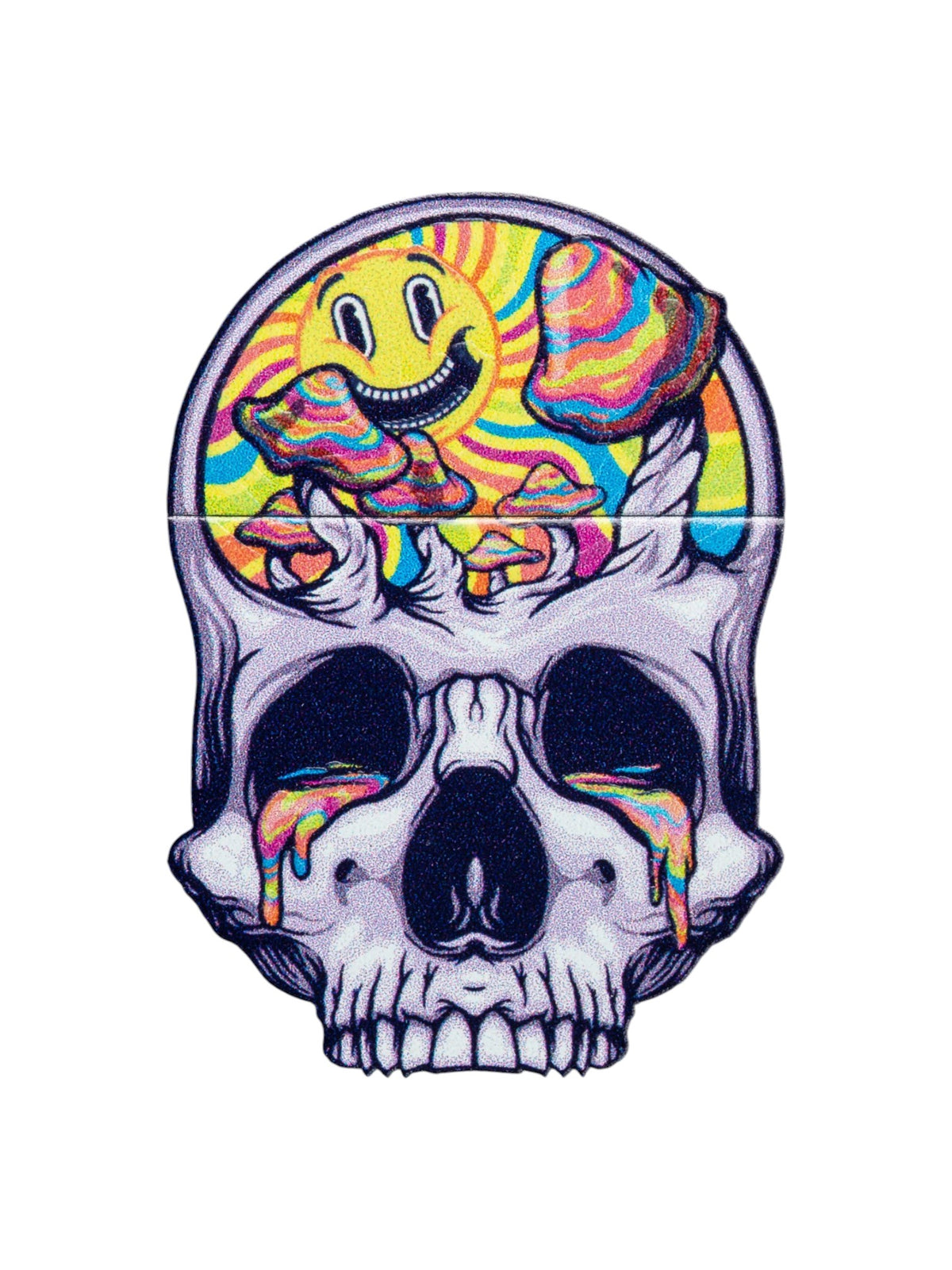 48737 Zippo Lighter Skull Moon Design