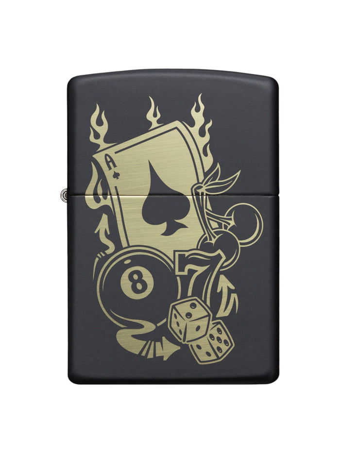 49257 Zippo Lighter Gambling Design