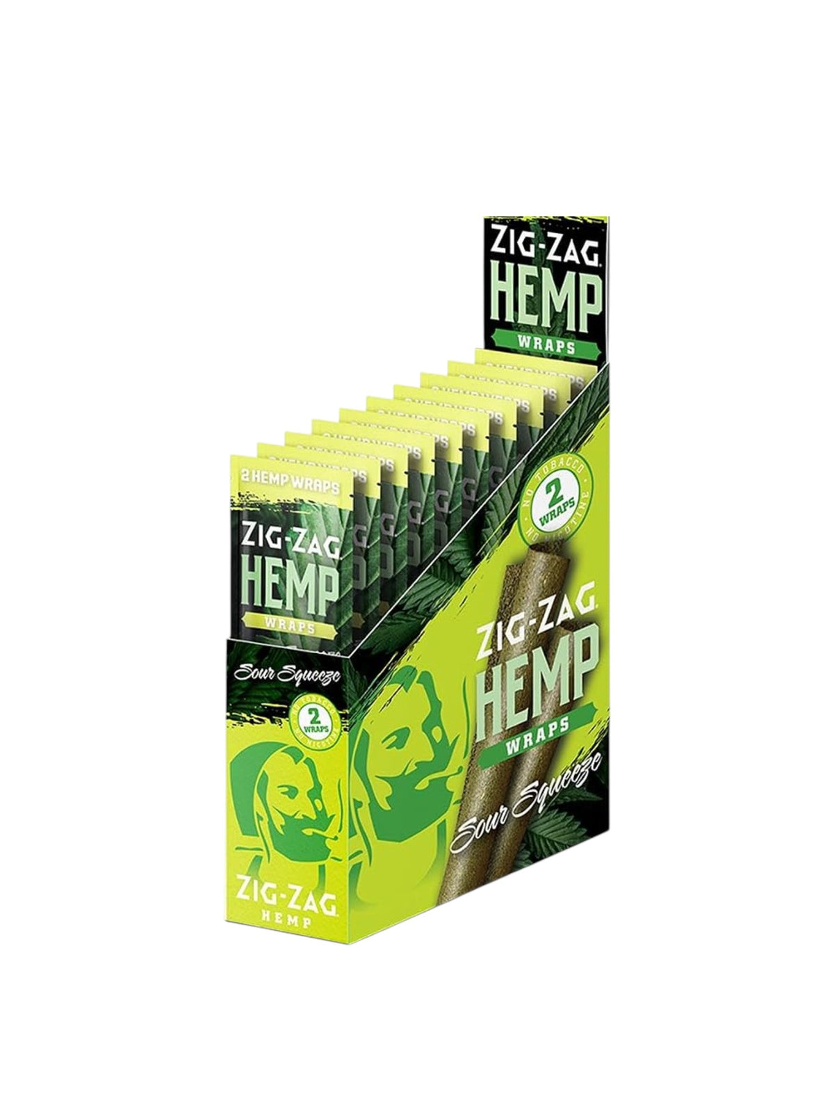 Zig Zag Hemp Wraps 2 Pack 25 CT