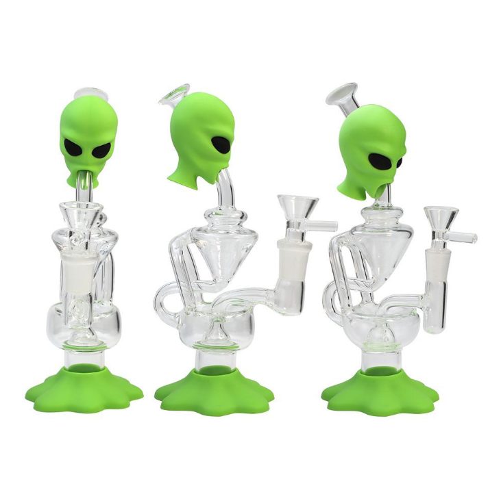 SWP52 Alien Recycler Silicone Waterpipe