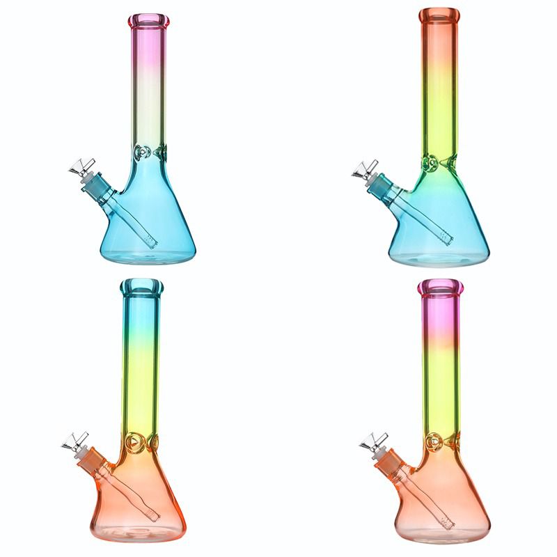 BK12 14" Candy Colored 7mm Beaker Waterpipe