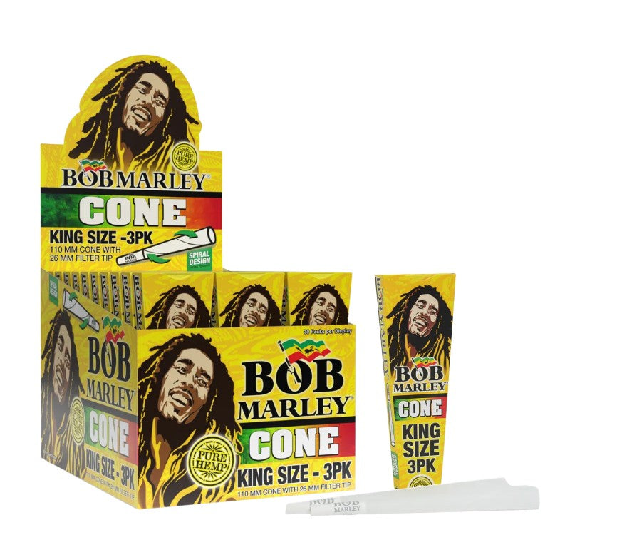 Bob Marley Classic Pre Rolled Cone King Size 3 Pack 33 CT