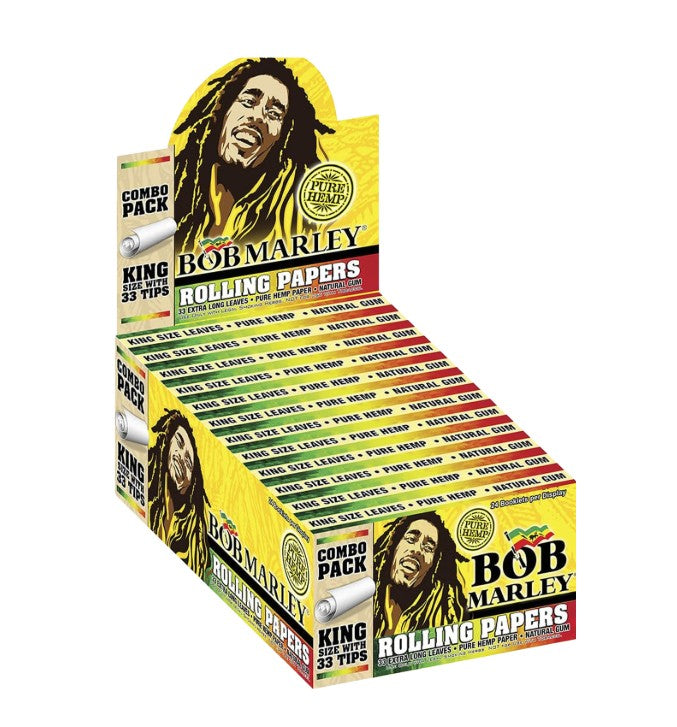 Bob Marley Classic Papers King Size + Tips 24 CT