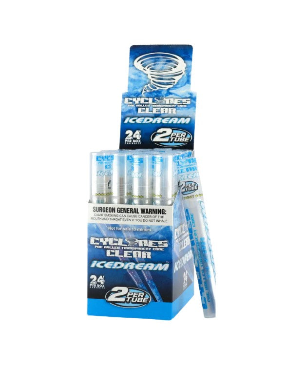Cyclones 2X Hemp Cones Clear Ice Dream 24 CT