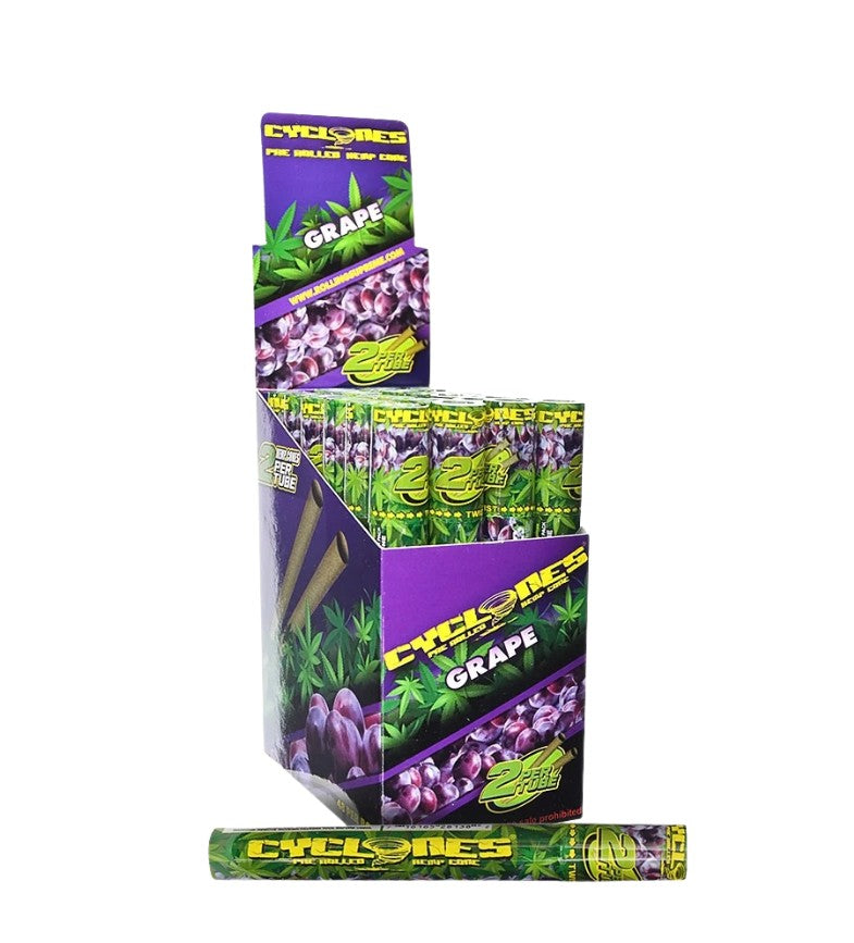 Cyclones 2X Hemp Cones Grape 24 CT