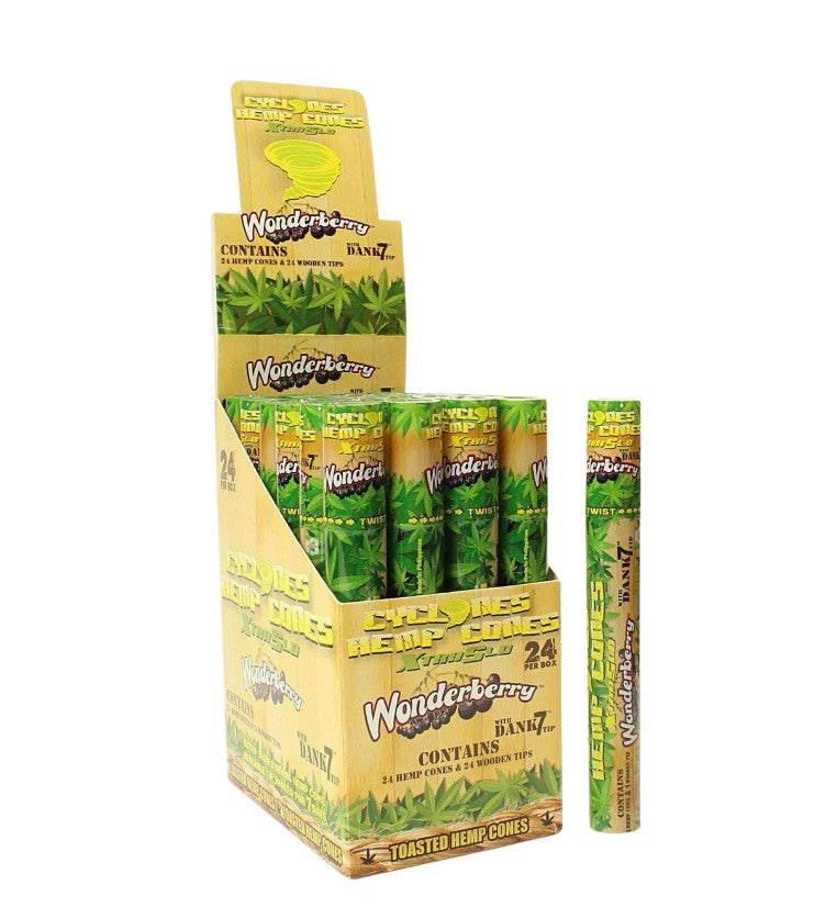 Cyclones 1X Hemp XtraSlo Wonderberry 24 CT