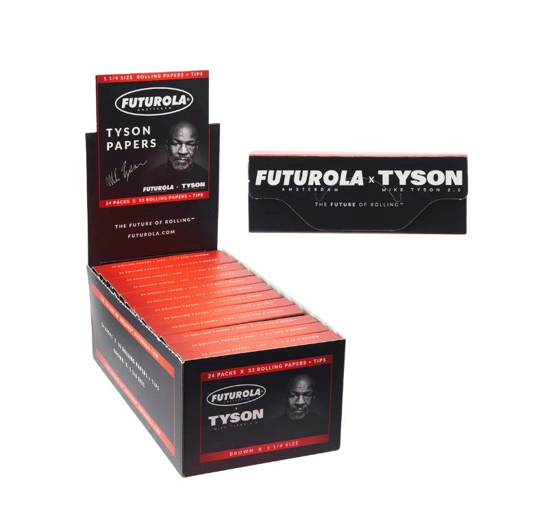 Futurola Tyson Ranch Papers 1 1/4" Size + Tips 24 CT