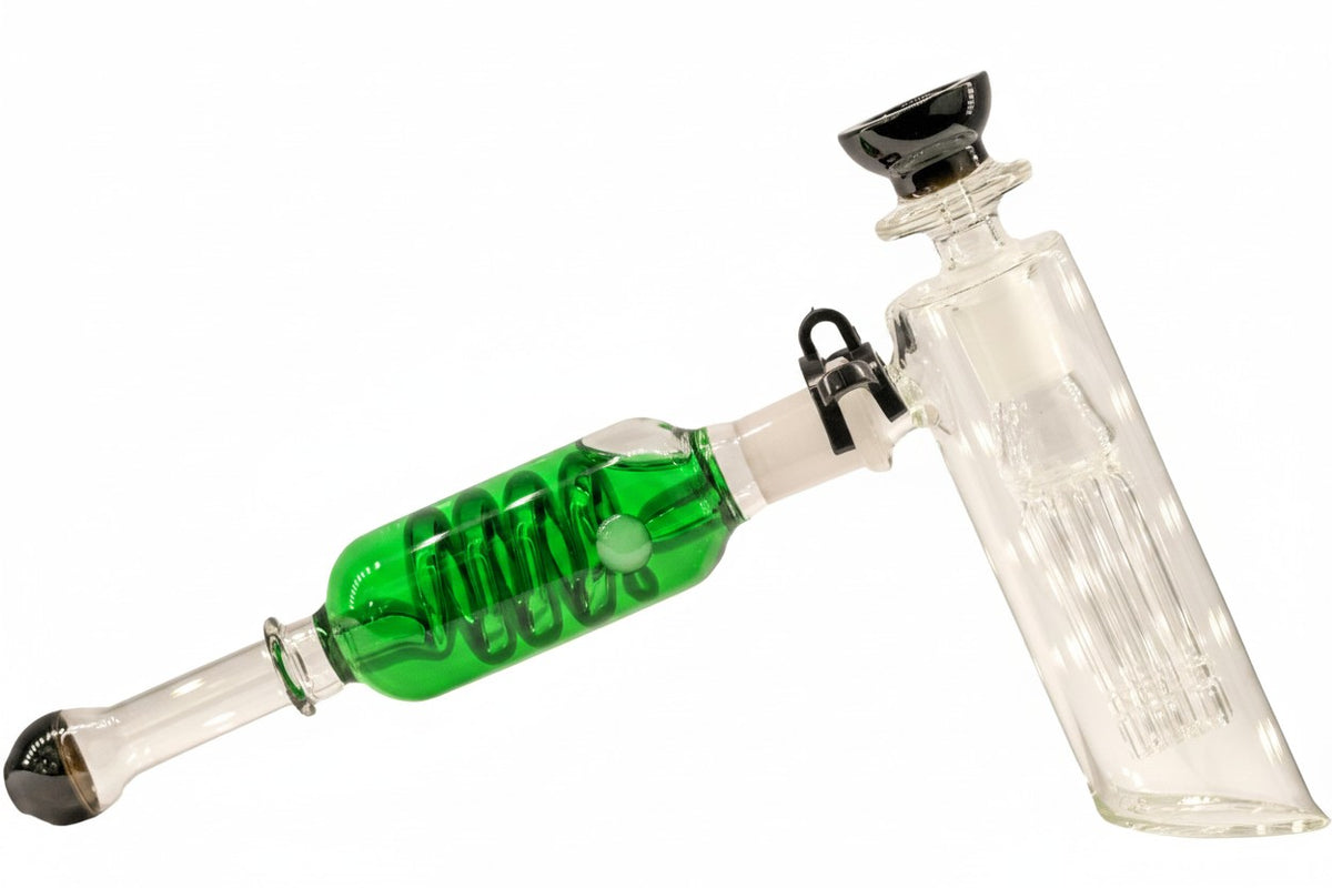 H29 8" 3-Piece Curly Hammer w/ Tree Perc Handpipe