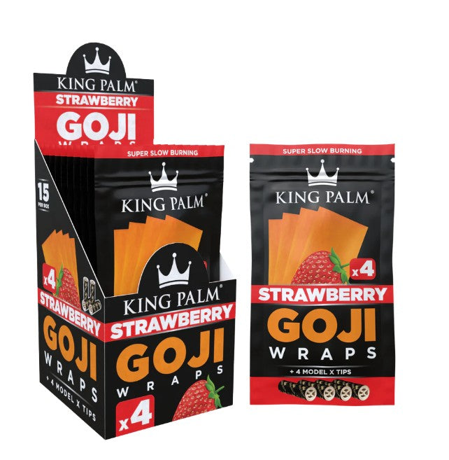 King Palm Goji Wraps 4 Pack 15 CT