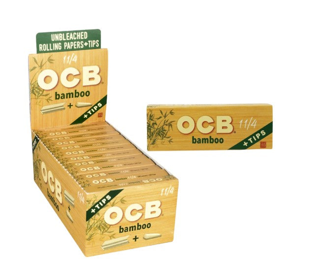 OCB Papers + Tips Bamboo 1 1/4" Size 24 CT