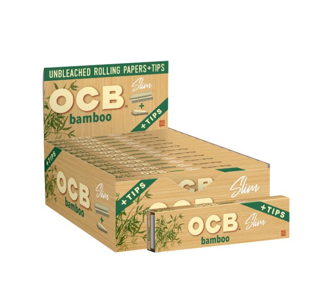 OCB Papers + Tips Bamboo Slim Size 24 CT