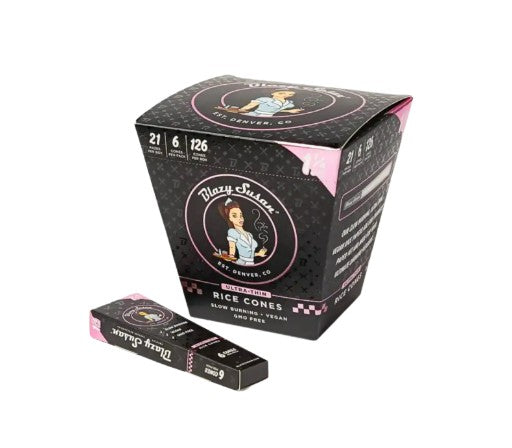 Blazy Susan Rice Cones 1 1/4" Size 6 Pack 21 CT