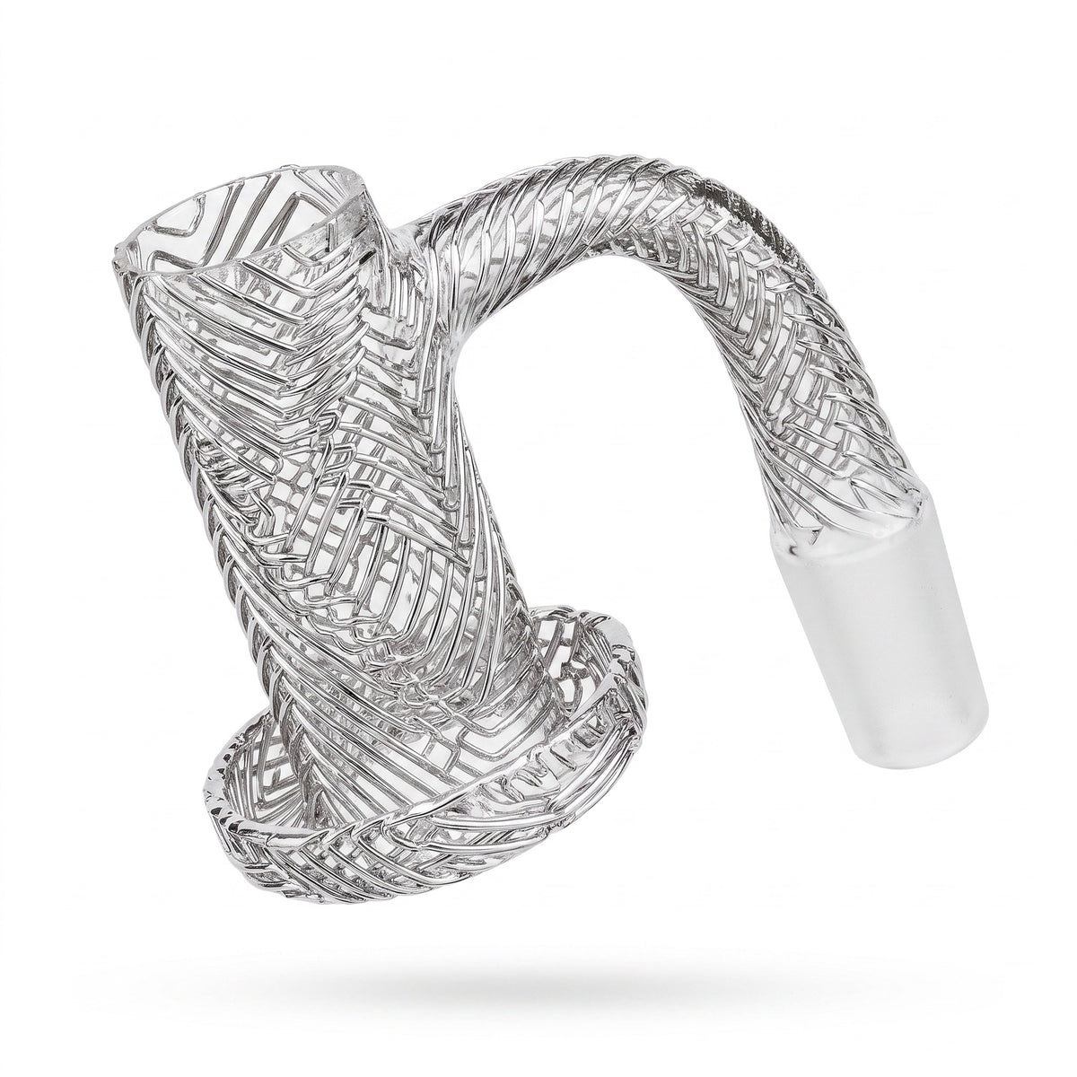 QB7 - Fully Engraved 14mm Male 90 Degree Quartz Banger 5ct