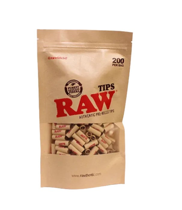 RAW Tips Pre-rolled Bags 200 CT