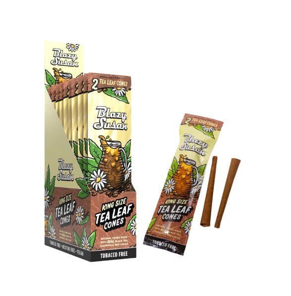 Blazy Susan Tea Leaf Cones King Size 2 Pack 10 CT