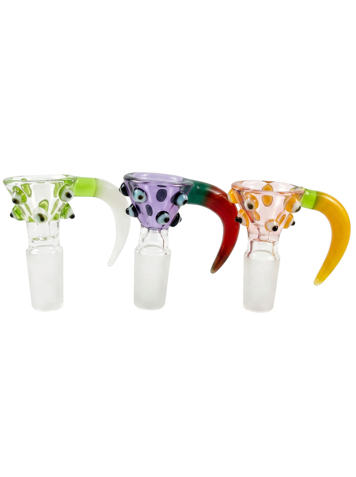 BL53 14mm Multiple Dotted w/ Handle Bowl 5ct
