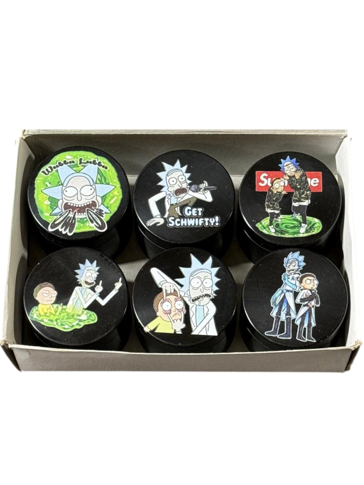 Character Grinders - Black 6ct