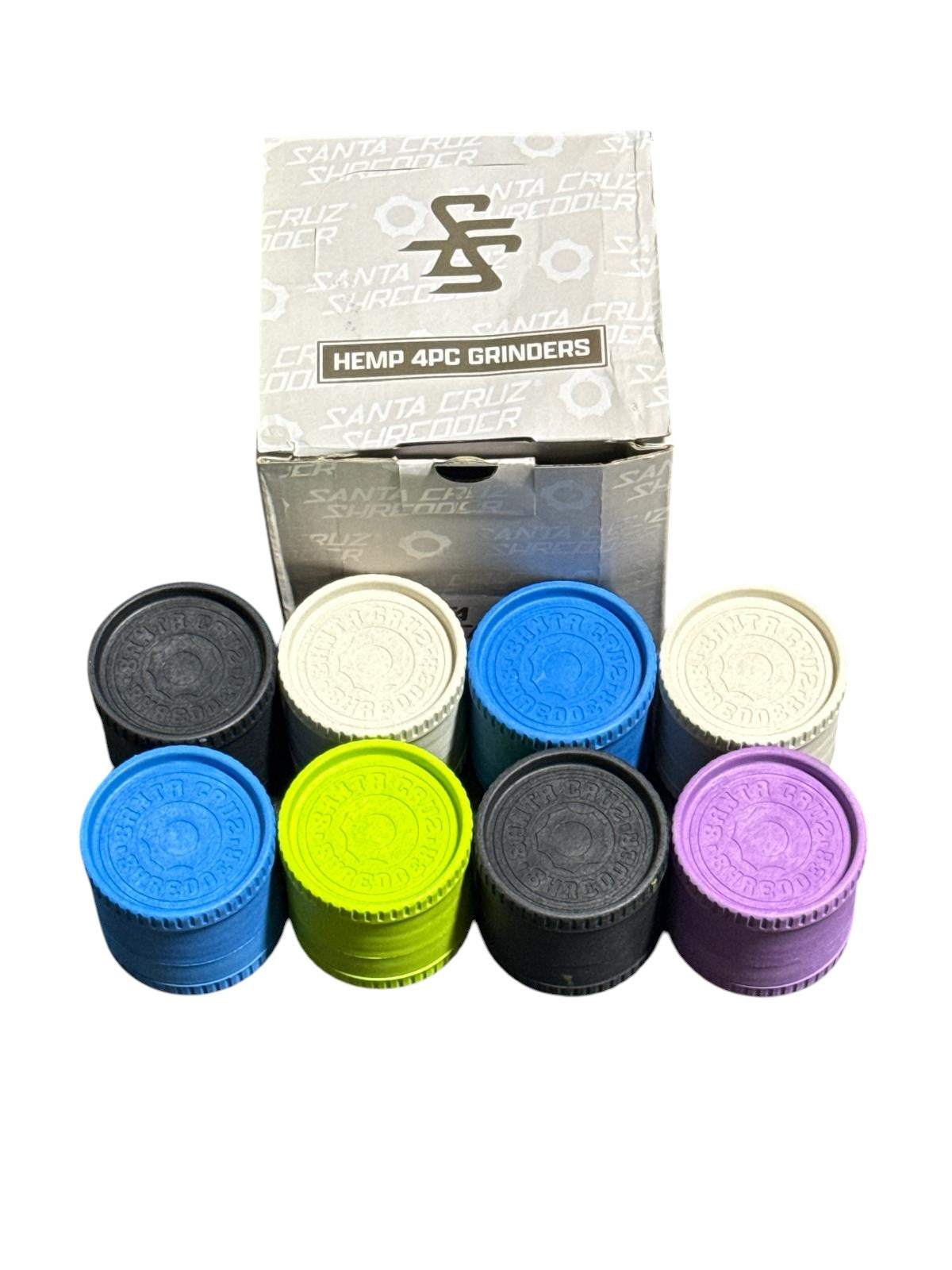 Santa Cruz Shredder Hemp 4 Piece Grinder - Medium 8ct