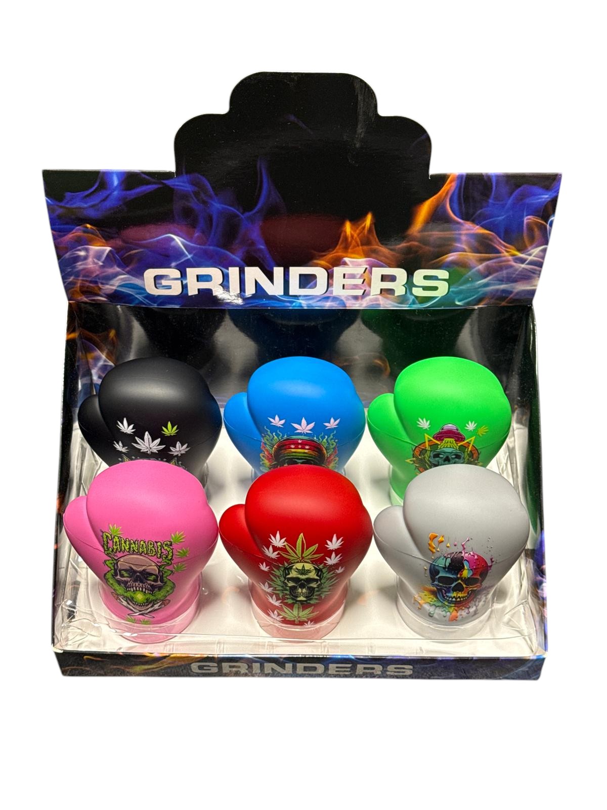 JZQ0270-A GLOVE GRINDER W/ SKULL 6CT