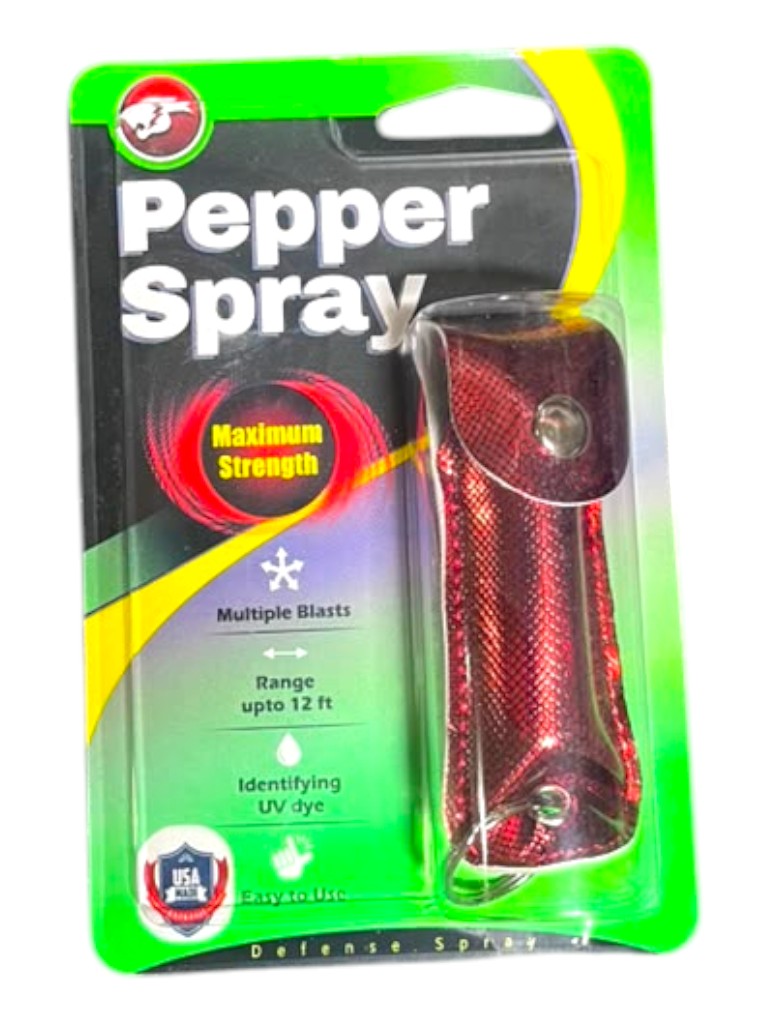 Cheetah Pepper Spray w/ Keychain