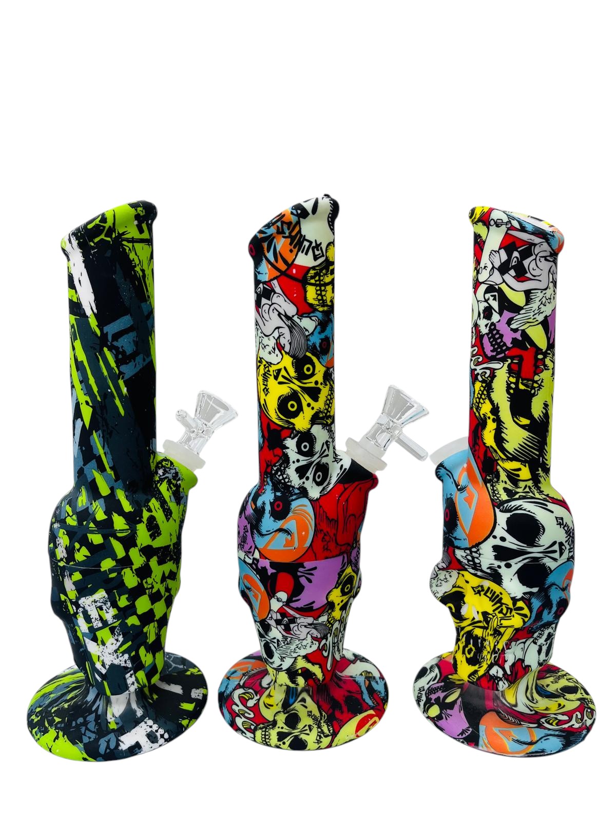 SWP20 Silicone Skull Waterpipe