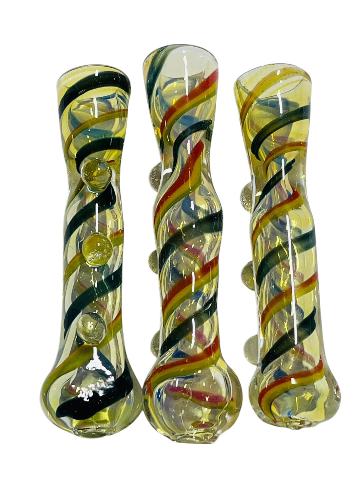 CH16 3" Spiral Fumed Chillum 5ct