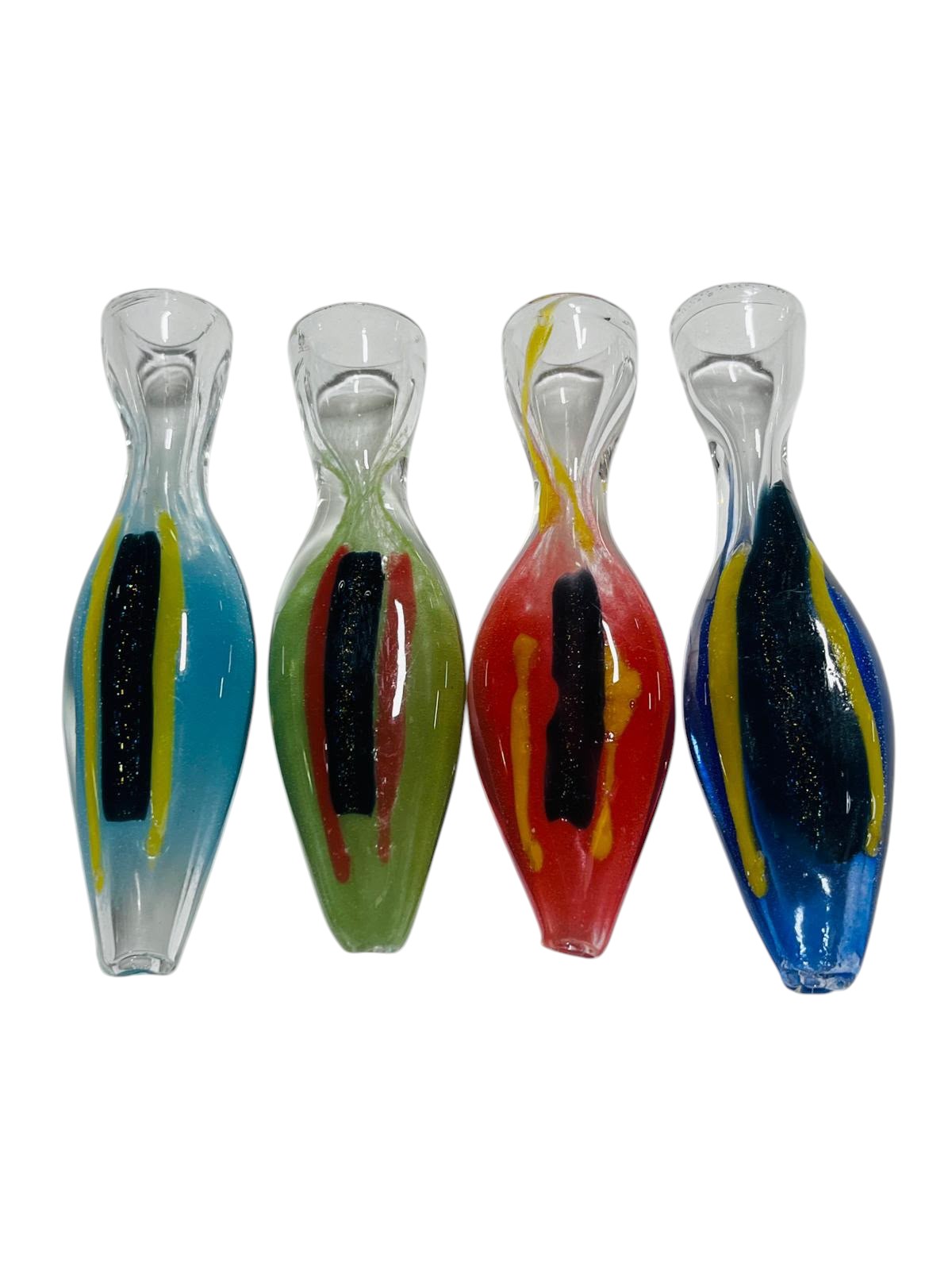 CH22 3" Multi Colored w/ Dicro Chillum 5ct