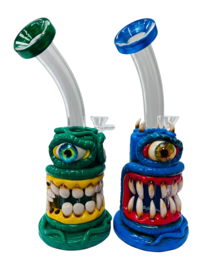 RG55 8" Clay Monster Waterpipe Assorted Colors