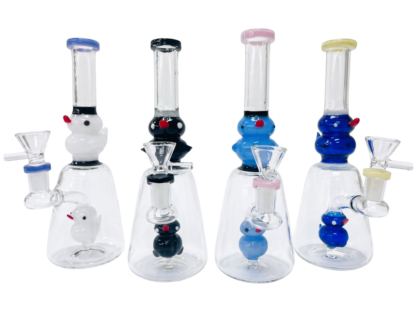RG69 8" Double Duck Waterpipe Assorted Colors