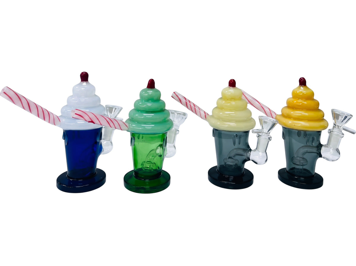 RG71 7" Ice Cream Waterpipe Assorted Colors