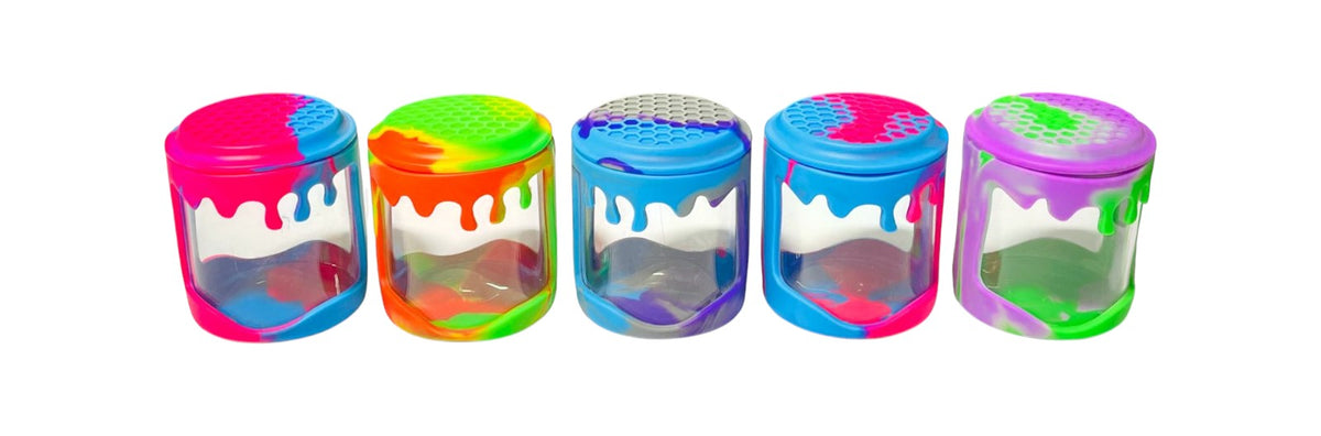SJ14 Silicone Non-Stick Wax Container 5ct