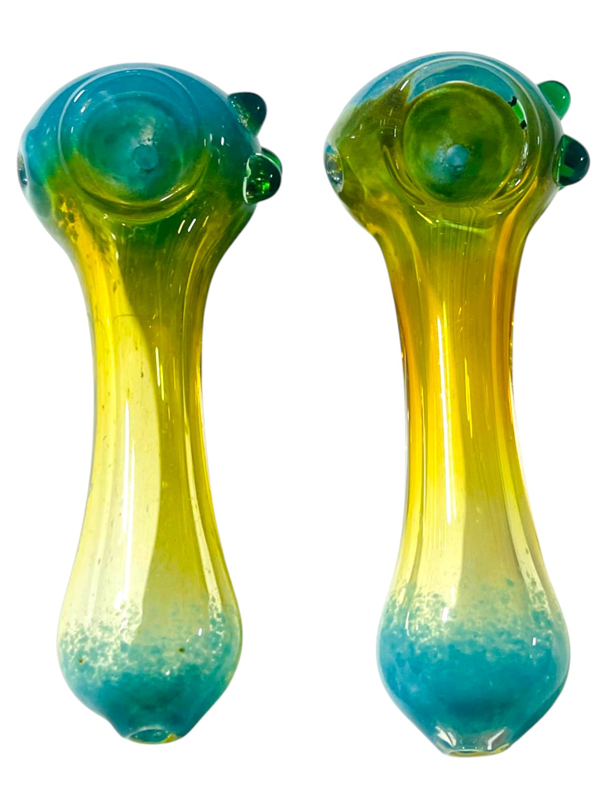 H37 4" Blue Fumed Handpipe 5ct