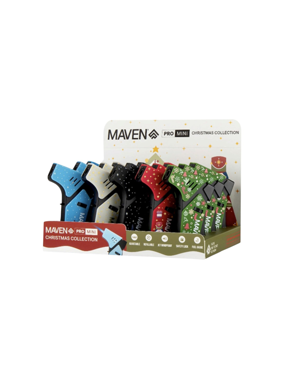 Maven Pro Mini Christmas Collection 15ct Display