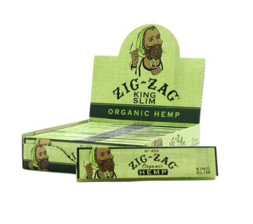 Zig Zag Papers Organic Hemp King Size Slim 24 CT