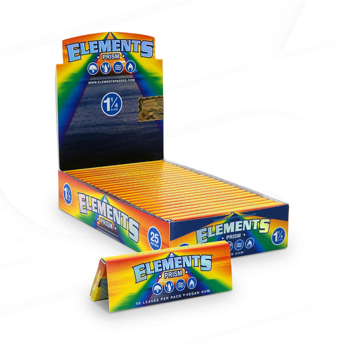 Elements Prism Papers 11/4" Size 25 CT