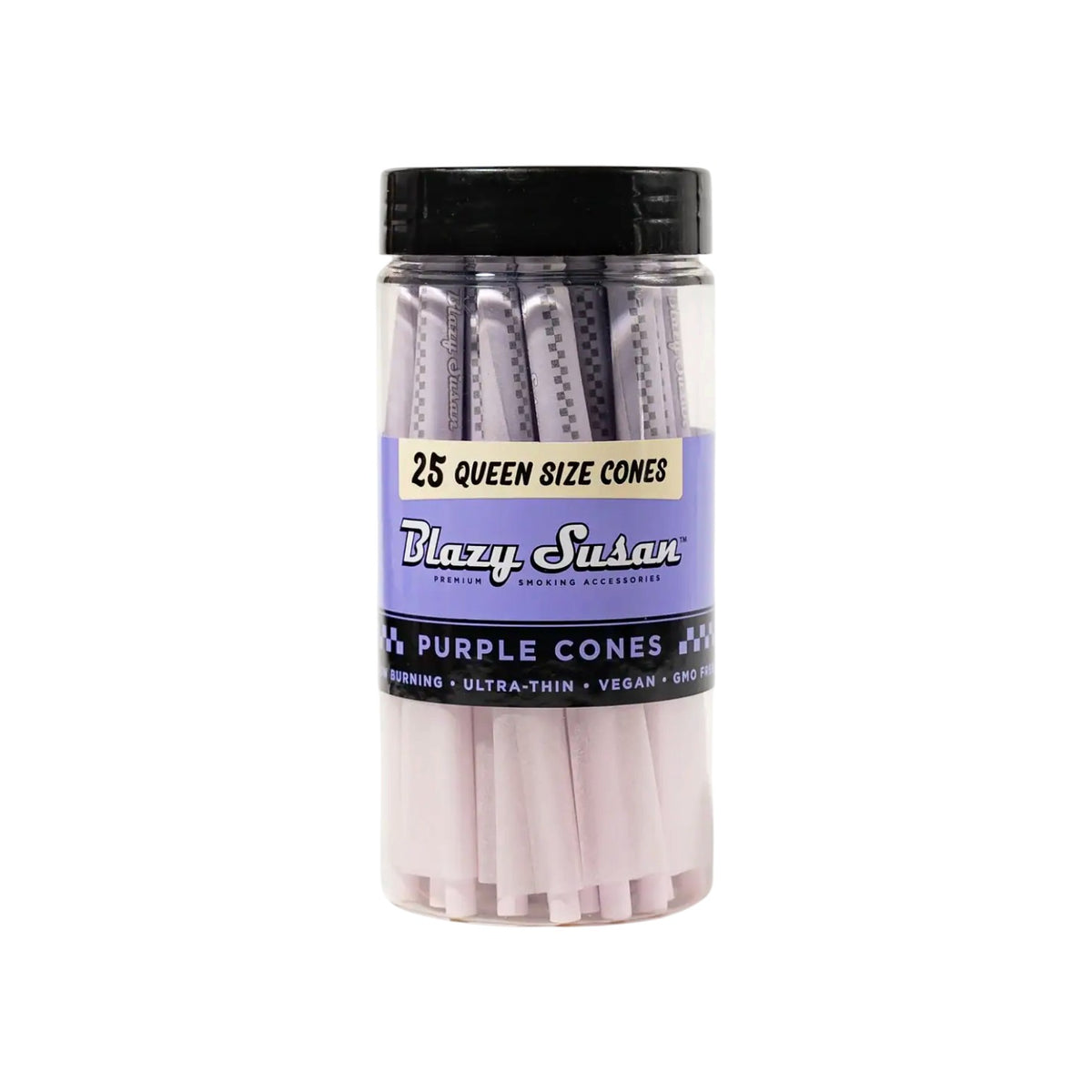 Blazy Susan Purple Cones Jar Queen Size 25 CT