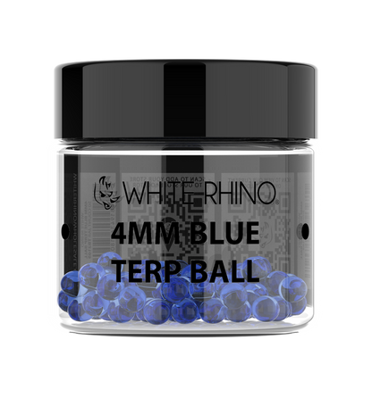 White Rhino 4MM Terp Balls - 50ct Jar