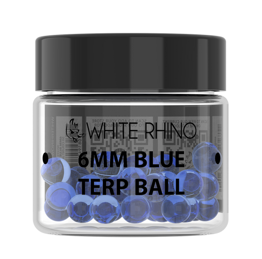 White Rhino 6MM Terp Balls - 50ct Jar