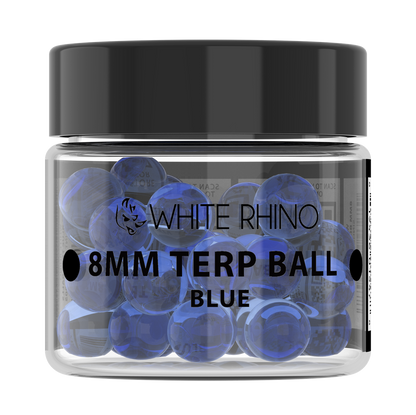 White Rhino 8MM Terp Balls - 50ct Jar