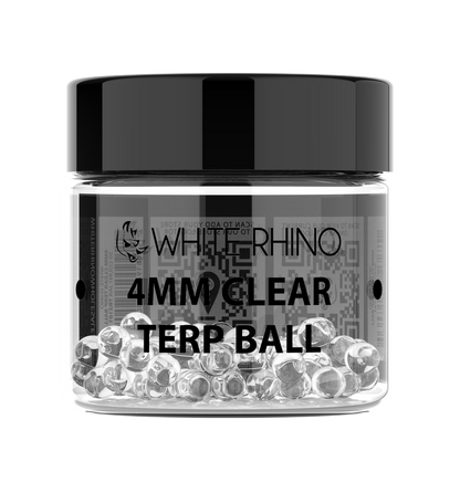 White Rhino 4MM Terp Balls - 50ct Jar