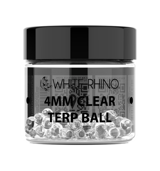 White Rhino 4MM Terp Balls - 50ct Jar