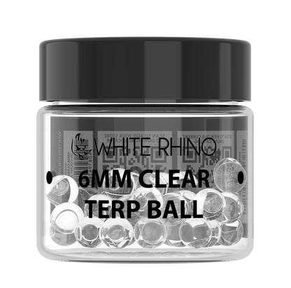 White Rhino 6MM Terp Balls - 50ct Jar