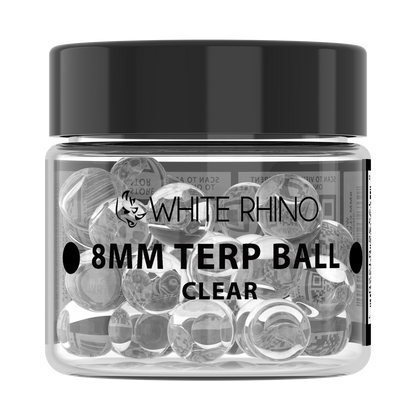 White Rhino 8MM Terp Balls - 50ct Jar