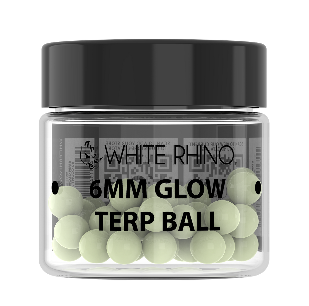 White Rhino 6MM Terp Balls - 50ct Jar